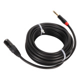 Cable Xlr Macho A 1/4 De Pulgada Trs Balanceado De 3 Pines X