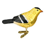 Adorno Navidad Pájaro American Goldfinch