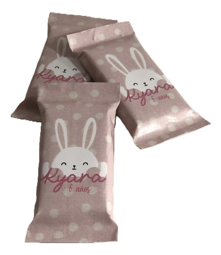 Golosinas Personalizadas X 25  Conejita Conejo  Candy Bar 