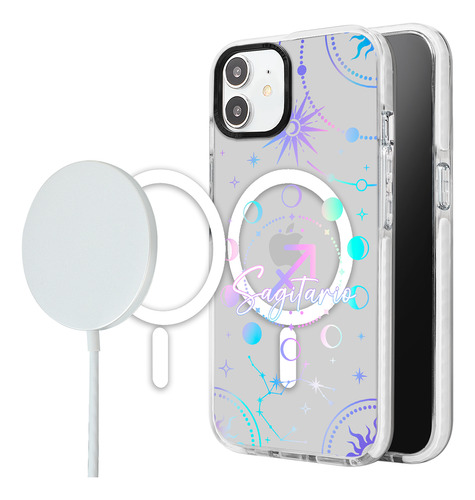 Funda Para iPhone Magsafe Zodiaco Sagitario Mujer