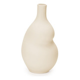 Vaso Decorativo Em Ceramica Branco