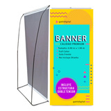 Banner Publicitario Con Doble Tensor 0,90x1,90cm