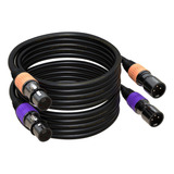 Cables Xlr, Cable Xlr Balanceado Macho Hembra De 50 Pie...