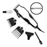 Maquina Para Cortar Cabello Wahl 6 Pz Negra + Estuche