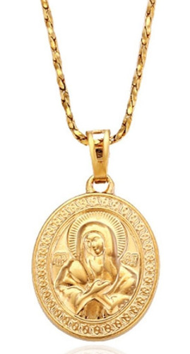 Dije Virgen Oro 18k Laminado Elegante Fino Calidad Mayoreo