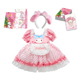 Diadema Sanrio Dress Melody Para Niñas Con Forma De Tutú Y T