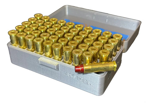 Caja Porta Balas Municiones 357 Magnum