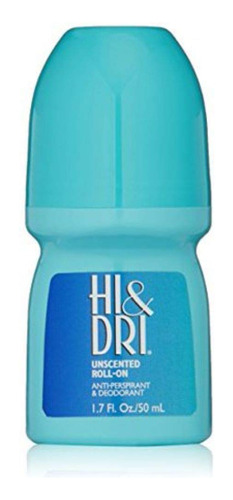 Hi And Dri Antitranspirante, Enrollable, Sin Perfume, 1.7 O.