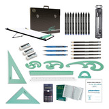 Kit Completo 40x50 Tablero Dozent Plantec Dibujo 45 Art. A3