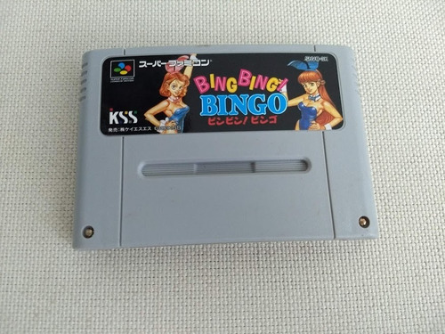 Fita Jogo Vídeo Game Bing Bing Bingo! Super Famicom Japão