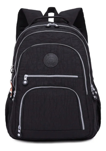 Mochila Bolsa Notebook Masculina Feminina Unisex Escolar Cor Preto