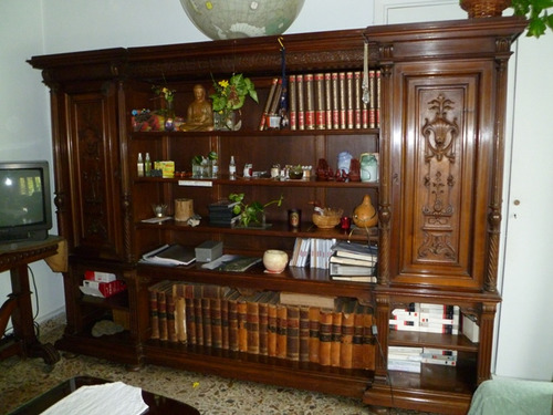 Líquido Imponente Mueble Biblioteca Renacimiento Italiano 