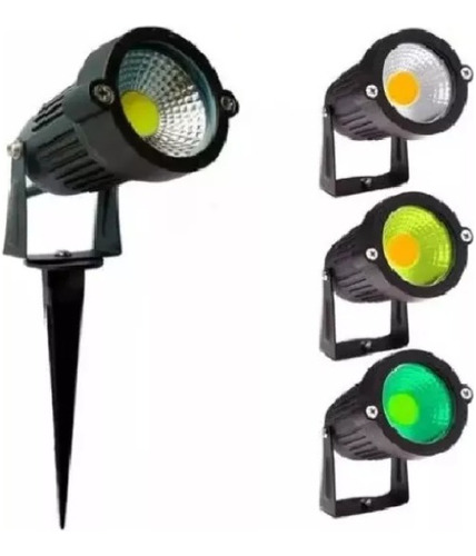 Kit 8 Espeto Led 9w Iluminaçao Jardim Prova D'água Luminar