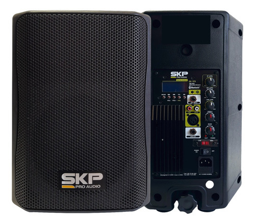 Bafle Potenciado Skp Sk-1px Bluetooth Woofer 8´´ 100w Rms Color Negro
