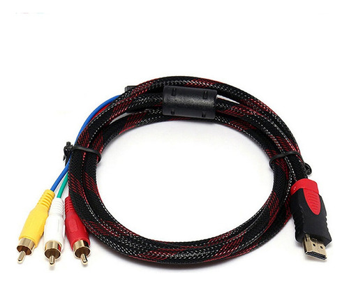 Convertidor De Componentes Av De Audio Y Vídeo Hdmi A 3 Rca