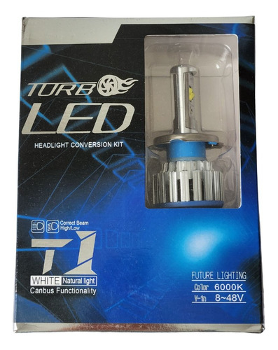 Luces Turbo Led H4 H7 H11 H1 Para Carro O Moto (2 Bombillos)