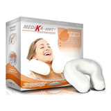 Almohada De Viaje Memory Foam Medika Soft Color Blanco