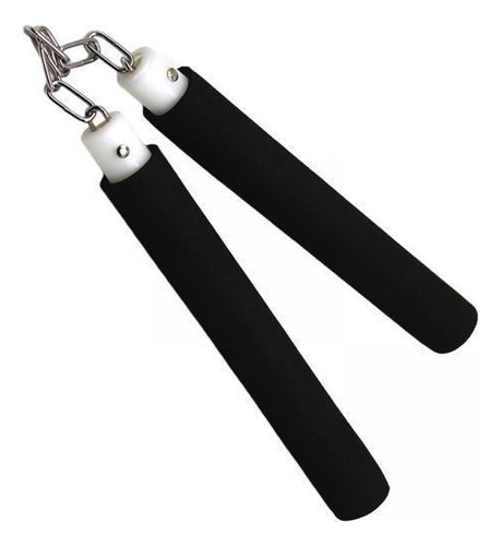 2 Nunchucks De Espuma De Entrenamiento, Nunchucks Con Negro