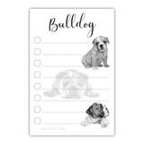 Bulldog Puppies - Bloc De Notas Pegajoso Para Lista De Tarea