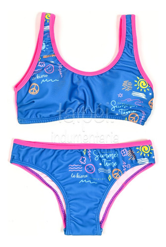 Malla | Bikini | Nena | Adolescente | Top | 12 Al 18 | 2214a