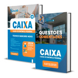 Kit Caixa Apostila Técnico Bancário + Questões Comentadas, De Professores Especializados. Editorial Solução Concursos, Tapa Mole, Edición Matéria E Respostas Comentadas En Português, 2024