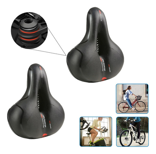 2 Piezas Asiento Para Bicicleta/cubre Asiento Bici