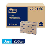 Tork Toalla Interdoblada Universal Hs 8 Paq / 250 Pzs