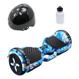 Hoverboard Overboard Infantil Azul Bolsa Capacete E Squeeze