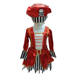 Disfraz De Pirata Para Niña: Vestimenta Encantadora Para Halloween Y Fiestas . Pirata Cosplay Disfraz Traje Del Caribe