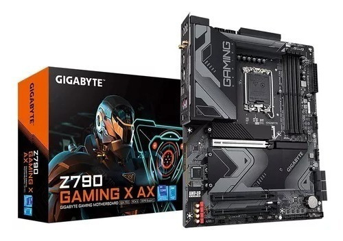 Tarjeta Madre Gigabyte Z790 Gaming X Ax Ddr5 Intel 1700 Color Negro