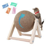 Accesorio Rascador Pelota Para Gatos Cat Scratcher De Onda