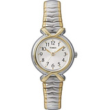 Timex T21854 Reloj De Banda De Expansión De Acero Inoxidable