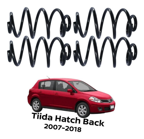 Resortes Amortiguadores Del Y Tras Tiida Hatch Back 2014