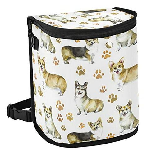 Organizador De Auto Con T Paw Puppy Dog Cubo De Basura Para 