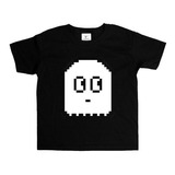 Remera Negra Adultos Pixel R58