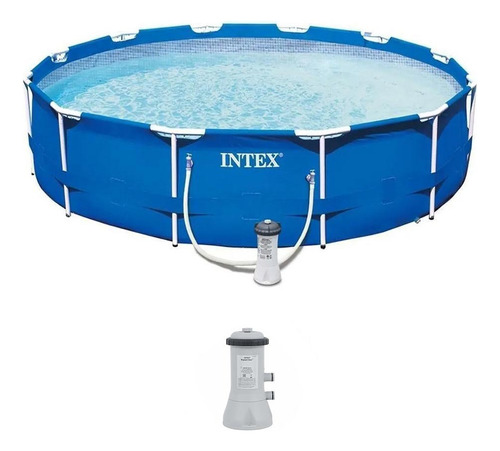 Piscina Intex 6503 Litros Estrutural Armação Bomba Filtrante