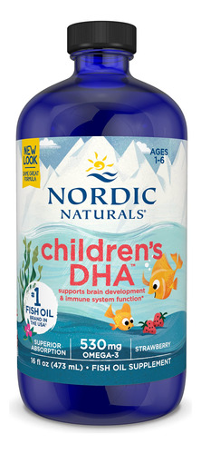 Suplemento Nordic Naturals Children's Dha Strawberry 473 Ml