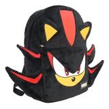 1 Mochila Sonic Shadow The Hedgehog 2d Preta