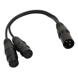 6 Cable De Sonido Y Splitter Xlr Micrófono Adaptador De A 2