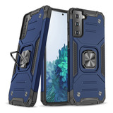 For Samsung Galaxy S21 Fe Rotatable Kickstand Hard Slim Case