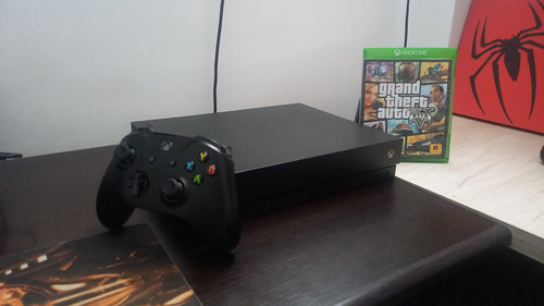 Microsoft Xbox One X 1tb Standard Color Negro Mas Gta V