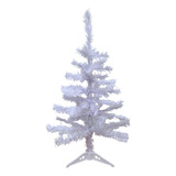 Árvore De Natal Branca 60cm Pinheiro 40 Galhos Nova