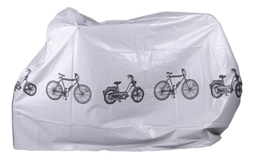 Cubierta De Lluvia Para Bicicleta, Espesar 350g Gris