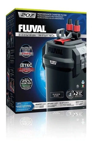 Filtro Externo  Fluval 207 Para Acuarios De Hasta 220 L 