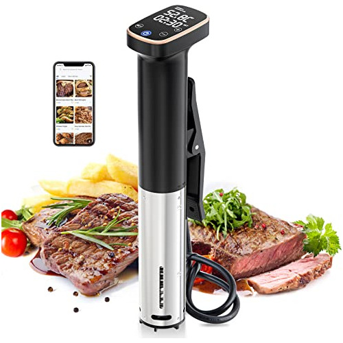 Cocina Sous Vide Ooiior, 1100 W Y Wifi Sous Vide Ipx7