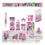 Decoración Infantil Fiesta Niñas My Little Pony Set X24