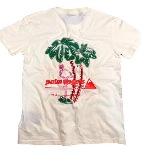 Playera Palm Angels Casual En Tendencia Cuello Redondo 