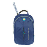 Mochila Urbana Deportiva Raquetero Tenis Reforzada Unisex Color Azul Diseño De La Tela Poliéster