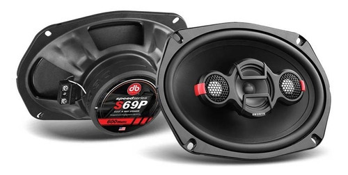 Set De Bocinas De 6x9 PLG Db Drive S69p 4 Vías 600w / 250w Color Negro