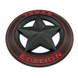 Emblema Texas Edition Pickup Chevrolet Negro Mate